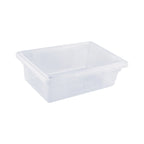Thumbnail image #1 for CAC China FS1H-6C Half-Size Clear Polycarbonate Food Storage Box, 3.5 Gallon, 18 x 12 x 6 in Case of 6