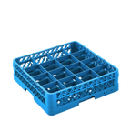 Thumbnail image #1 for ATSMFG Mama Lucy MLY-RC16-1 Full-Size Blue Dishwasher Glass Rack, 16 Compartments with Extender, Holds Glasses up to 4-7/16" Diameter Case of 3