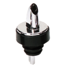 Thumbnail image #1 for TableCraft Products Free Flow 671 Plastic Liquor Pourer with Collar and Silver Spout Case of 144