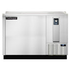 Thumbnail image #1 for Continental Refrigerator BC50NSS 50-Inch Flat Top Bottle Cooler, Stainless Steel Exterior, 2 Slide-Back Lids, Side-Mounted Compressor