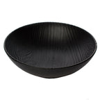 Thumbnail image #1 for G.E.T. cheforward 15003345001 Round Melamine Bowl, 72 oz., Black, 10 in. Dia. x 3-3/4 in. H Case of 6