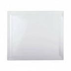 Thumbnail image #1 for G.E.T. Vogue - EGS M1412-W White Rectangular Melamine Platter, 14-3/4" x 12-3/4" x 1"H Case of 3