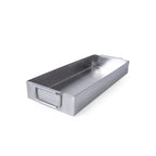 Thumbnail image #1 for G.E.T. SS6152 . . Rectangular Stainless Steel Serving Tray with Side Handles, 15 x 6 x 2 in.