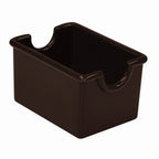 Thumbnail image #1 for Thunder Group PLSP032CH Rectangular Plastic Sugar Packet Holder, Brown Case of 10 Dozen