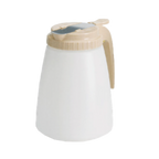 Thumbnail image #1 for TableCraft Products 748A 48 oz Syrup Dispenser with Polyethylene Jar and Almond ABS Top Case of 6