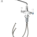 Thumbnail image #4 for Krowne Royal Series 16-312L Low-Lead Double Pantry Deck-Mount Faucet, Single-Hole, 12-Inch Swing Spout, Polished Chrome