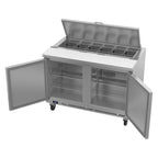 Thumbnail image #2 for Victory Refrigeration UltraSpec™ VSP48HC-12 Two-Section Sandwich Prep Table, 48"W, 12-Pan, Self-Contained Refrigeration