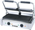 Thumbnail image #3 for Adcraft SG-813 Double Countertop Electric Sandwich Grill with Grooved Cast Iron Plates