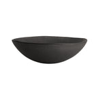 Thumbnail image #1 for Steelite International My Glass Studio GS196641 Round Glass Serving Bowl, 2.25 qt, 10.13 in, Solid Dark Gray