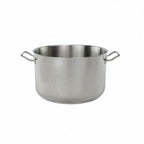 Thumbnail image #1 for Tuxton China Tuxsteel RSDW-512 16 qt Stainless Steel Sauce Pot, Induction Ready, Rivetless Handle, Without Lid