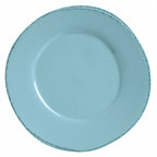 Thumbnail image #1 for Libbey Farmhouse FH-500H Porcelain Plate, 6-3/8-Inch Round, Wide Rim, Blue Hen