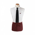 Thumbnail image #1 for Chef Revival 3PWACBG Burgundy Polyester Waist Apron, 25" W x 11" L, 3 Pockets + Pen Pocket Case of 24