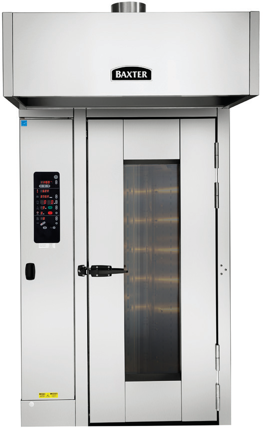 Product image #2 for Baxter CS500G1 Gas Rotating Rack Oven with Integrated Type II Hood