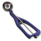 Thumbnail image #1 for Alegacy Foodservice Products U12250 #50 Ice Cream/Food Disher, 11/16 oz, Blue Plastic Squeeze Handle