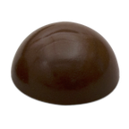 Thumbnail image #1 for JB Prince K910 50 12-Form Demisphere Chocolate Mold, 2" Diameter x 15/16"H, Rigid Polycarbonate, Opaque