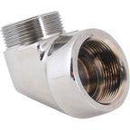 Thumbnail image #1 for AllPoints Foodservice Parts & Supplies 1111314 90° Chrome-Plated Brass Lead-Free Faucet Elbow Nozzle