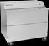 Thumbnail image #4 for 49-Inch Single Access School Milk Cooler Cart, Forced Air, 19.66 Cu. Ft., Stainless Steel