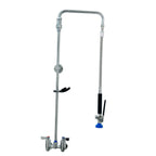 Thumbnail image #1 for Fisher 26110 Wall-Mount Pre-Rinse Faucet Unit, Swivel, 4-Inch Centers, Ceramic Valves, 31-Inch Riser