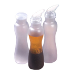 Thumbnail image #1 for G.E.T. SDB-32-PC-6 Salad Dressing/Juice Bottle Set, 30-Piece, Six 32 oz Polycarbonate Bottles, Frosted, Dishwasher Safe