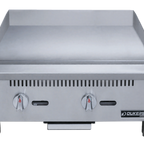 Thumbnail image #1 for Dukers Appliance Co., USA Ltd. DCGMA24 Countertop Gas Griddle, 24"W, 1" Smooth Steel Plate, 2 Independent Burners