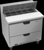 Thumbnail image #6 for Beverage-Air SPED36HC-10-2 36-Inch 1-Section Sandwich Prep Table Refrigerator with 10-Pan Top and 2 Drawers
