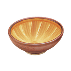 Thumbnail image #1 for Korin Inc BWS-103 4 oz Suribachi Mortar Bowl, 4" Diameter, Dishwasher & Microwave Safe
