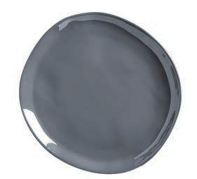 Product image #4 for American Metalcraft Crave Storm 11 1/8-Inch Round Coupe Melamine Plate