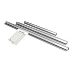 Thumbnail image #1 for Prince Castle 48-S Wall-Mount Check Minder, 48", Satin Aluminum Finish