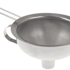Thumbnail image #1 for JB Prince iSi B121 Funnel & Sieve, 6" Sieve, 25 oz 18/10 Stainless Steel Funnel, Whipper-Compatible