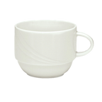 Thumbnail image #1 for Libbey Schonwald, Donna 9185125 Stackable Porcelain Coffee Cup, 8-1/2 oz, 2-1/16-in Foot
