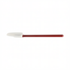 Thumbnail image #1 for CAC China KUSB-S-16 Silicone Spoon Scraper, 16-1/4", White Blade, Red Handle Case of 120