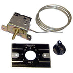 Thumbnail image #1 for AllPoints Foodservice Parts & Supplies 461328 Freezer Thermostat with 36-Inch Capillary, Mounting Screws, Plate and Knob