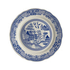 Thumbnail image #1 for Steelite International HL Ivory HL54263894 Round China Plate, 7-1/4", Carolyn Willow Blue, Scalloped Edge Case of 3 Dozen