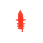Thumbnail image #1 for Thunder Group PLPR900RD Free-Flow Plastic Liquor Pourer, Collarless, Red, Fits Standard 750 mL Bottle Case of 72
