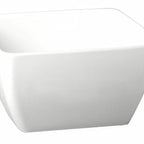 Thumbnail image #1 for Libbey APS Germany - Pure APS 83410 Square Melamine Bowl, White, 13-5/8 oz., 5"