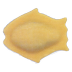 Thumbnail image #1 for Arcobaleno Pasta Equipment MOLD-AMF-RS-20A Ravioli Mold #20, 9 g, Specialty Fish Shape, Smooth Edge, 2 x 1-3/4 in