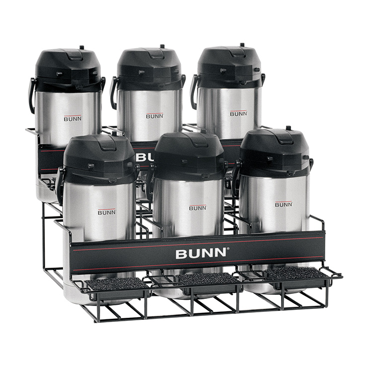 Product image #2 for BUNN UNIV-6 APR Universal Airpot Rack for 6 Airpots