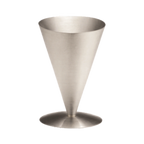 Thumbnail image #1 for TableCraft Products R57 Round Stainless Steel Fry Cone, 17-1/2 oz., 4-1/2" Dia. x 6-3/4" Case of 12