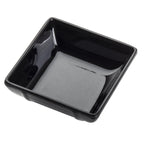 Thumbnail image #1 for TableCraft Products 10316BK Square Melamine Mini Bowl, 2-1/2 oz., 2-3/4" x 2-3/4" x 1", Black Case of 24