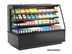 Thumbnail image #5 for Blend Refrigerated Self-Service End Cap Display Case, High Profile, 71-3/4 Inch Wide, Black