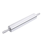 Thumbnail image #1 for CAC China RPAH-015 Aluminum Rolling Pin, 15"L Handle, 3" Diameter Case of 6