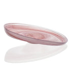 Thumbnail image #1 for Mikasa Hospitality (Lifetime Brands, Inc.) Ardacam 2096-3 Tilt Deep Glass Plate, 8-1/4", Ola Pink and White Case of 24