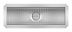 Thumbnail image #2 for KoolMore 12-Inch x 36-Inch Stainless Steel Commercial Floor Trough Drain with Subway-Style Grating and Removable Basket