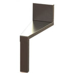 Thumbnail image #1 for Perlick Corporation Top Shelf TS15F-I Underbar Inside Corner Angle Filler, 15° Angle, Flat Top, 6" Backsplash, Stainless Steel, No Legs