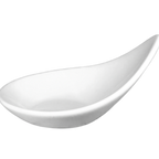 Thumbnail image #1 for International Tableware FA-402 Porcelain Sampling Bowl, 1-1/2 oz., 4" x 3" x 2"H, Teardrop with Handle Case of 2 Dozen