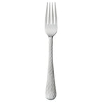 Thumbnail image #1 for Libbey Medium Weight Aspire 794 027 Medium Weight Dinner Fork, 7-7/8", Hammered Mirror-Finish Handle, 18/0 Stainless Steel