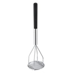 Thumbnail image #1 for CAC China PMSP-18R Round Potato Masher with Plastic Handle, 18"L, 4-1/2" Diameter Case of 12