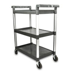 Thumbnail image #1 for Concasse MCC95005 Service Cart, 3 Shelves, 40"W x 17"D x 37-1/2"H, Gray