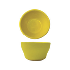 Thumbnail image #1 for International Tableware Cancun CA-4-Y Yellow Ceramic Bouillon Soup Bowl, 7-1/4 oz, 4 in Round Case of 3 Dozen