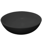 Thumbnail image #1 for Vertex China Elements E-80-O 7" Round China Pasta/Salad Bowl, 24 oz, Matte Black, Subtle Embossing Case of 2 Dozen